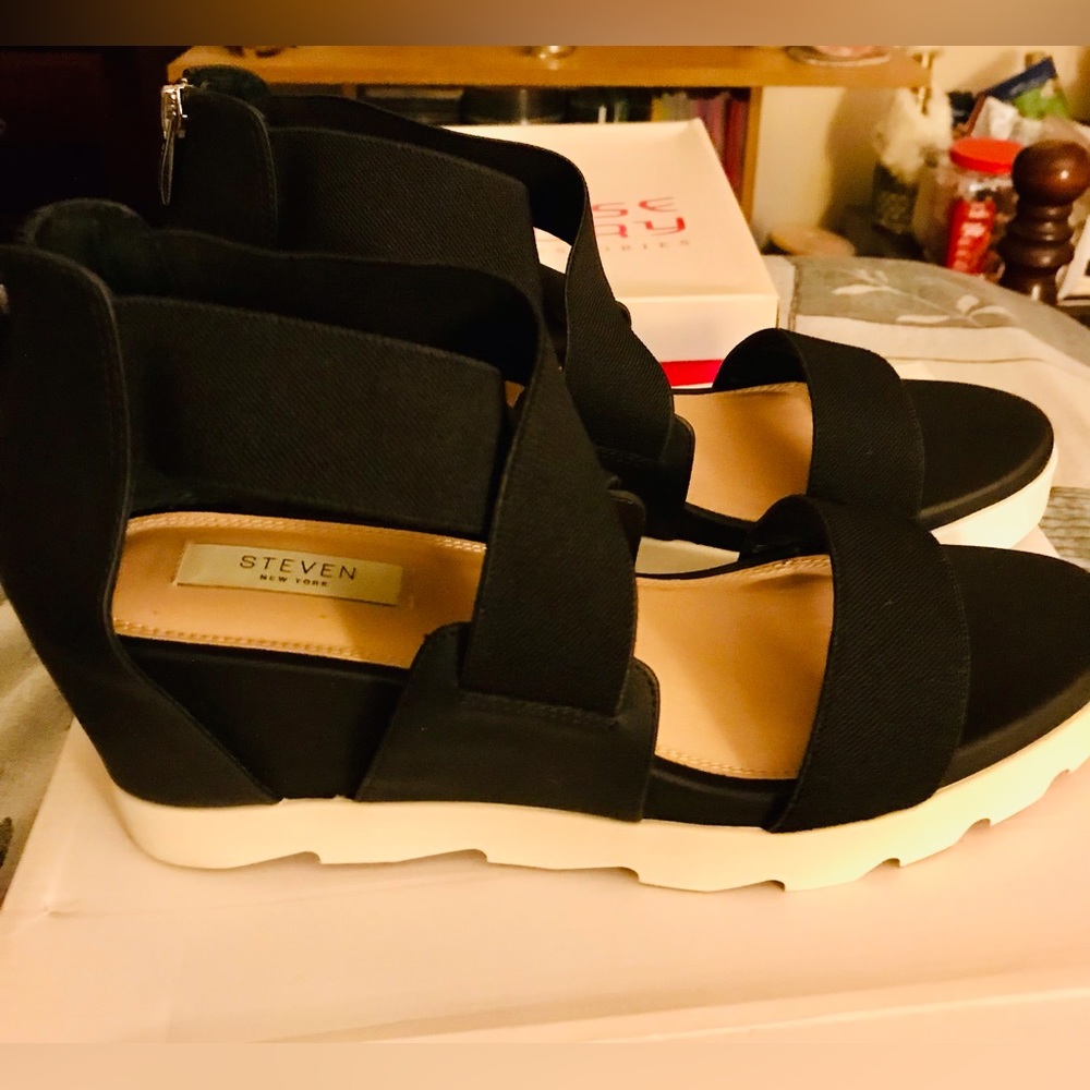 Steven New York Open Toe Sandals - Picture 2 of 5